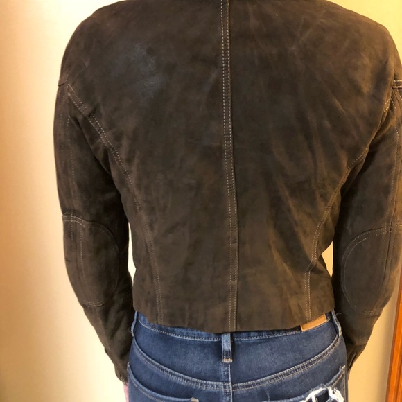 Fall jacket- brown suede. Good condition. - Picture 4 of 6